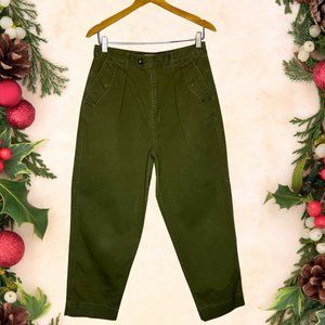 Madewell High-Waisted Ankle-Length Casual Cotton Pants Women's Size 8